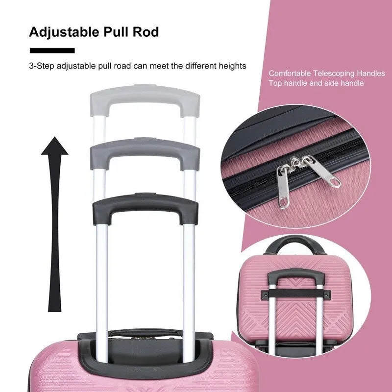 4-piece ABS Lightweight Suitcase