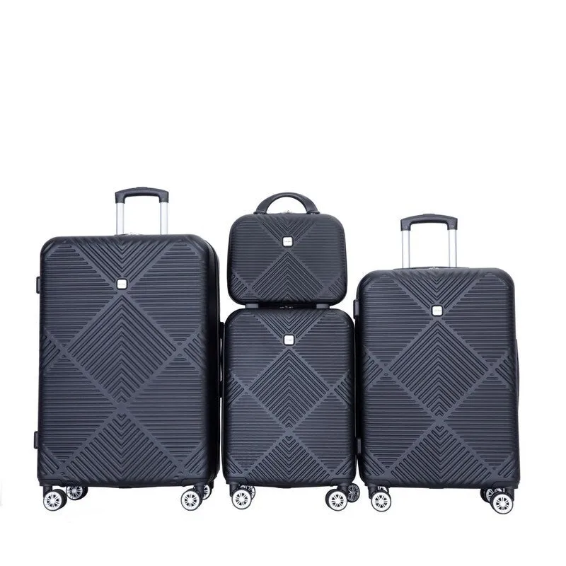 4-piece ABS Lightweight Suitcase