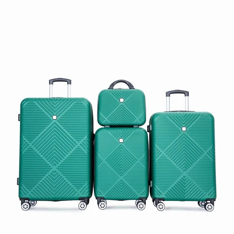 4-piece ABS Lightweight Suitcase