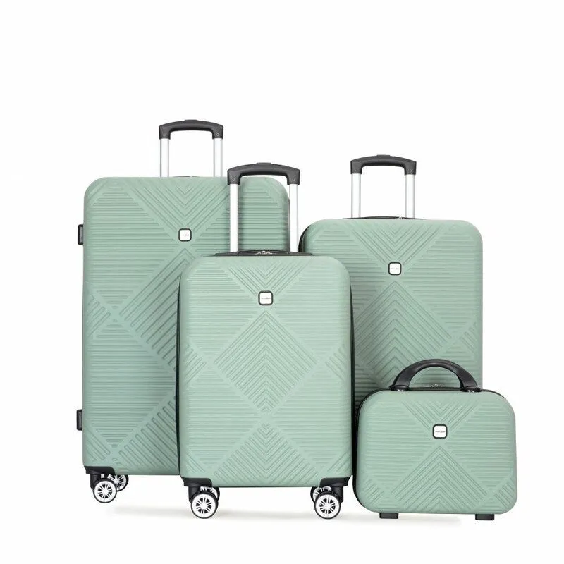 4-piece ABS Lightweight Suitcase