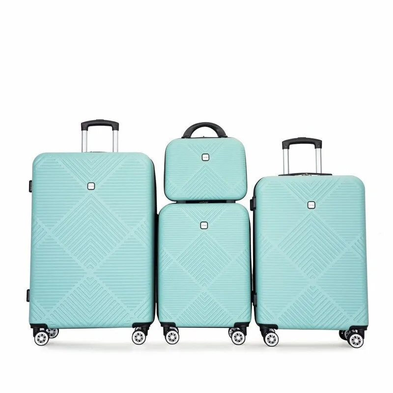 4-piece ABS Lightweight Suitcase