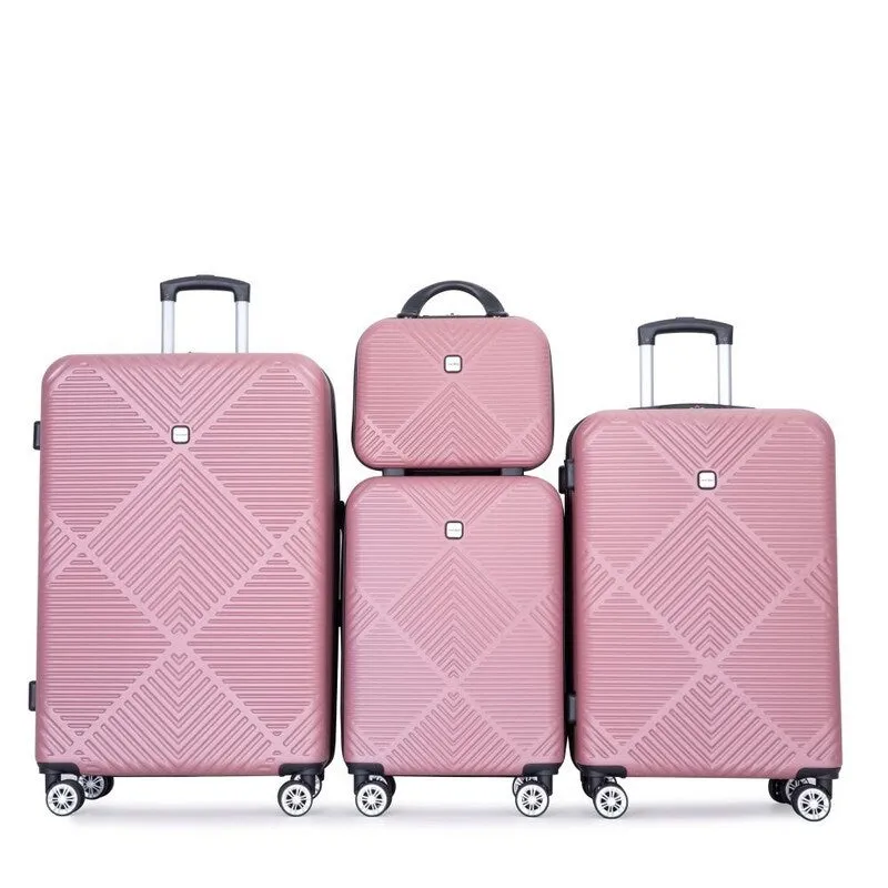 4-piece ABS Lightweight Suitcase