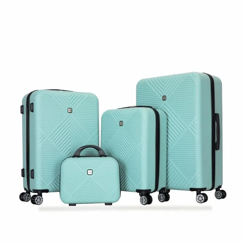 4-piece ABS Lightweight Suitcase