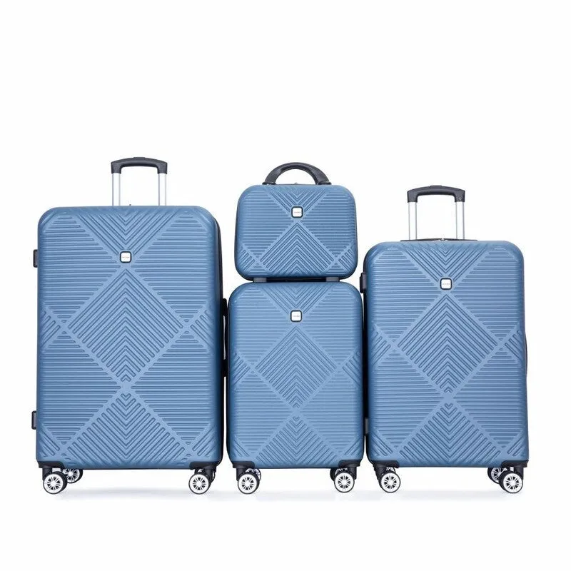 4-piece ABS Lightweight Suitcase