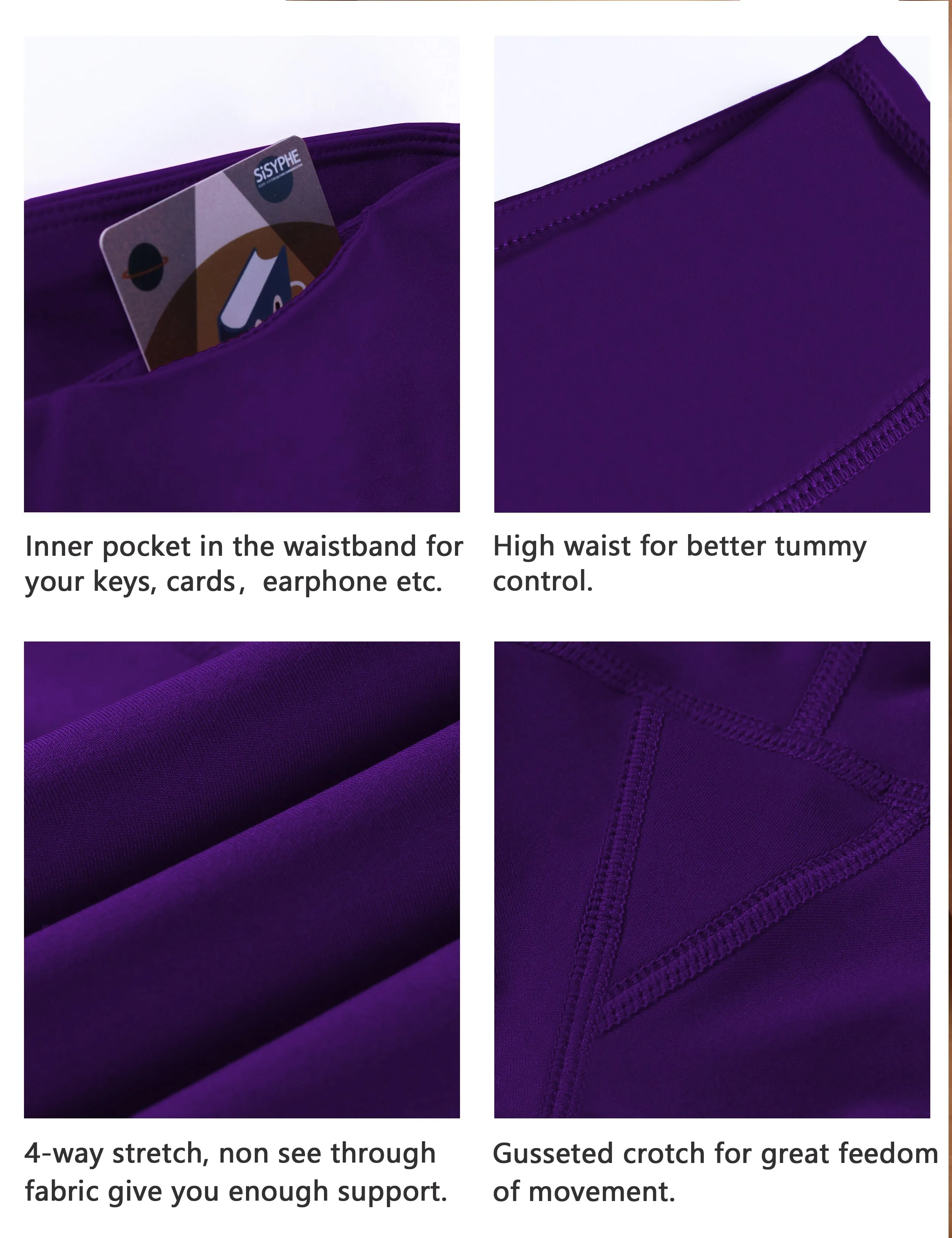 4" Biking Shorts eggplantpurple_Biking