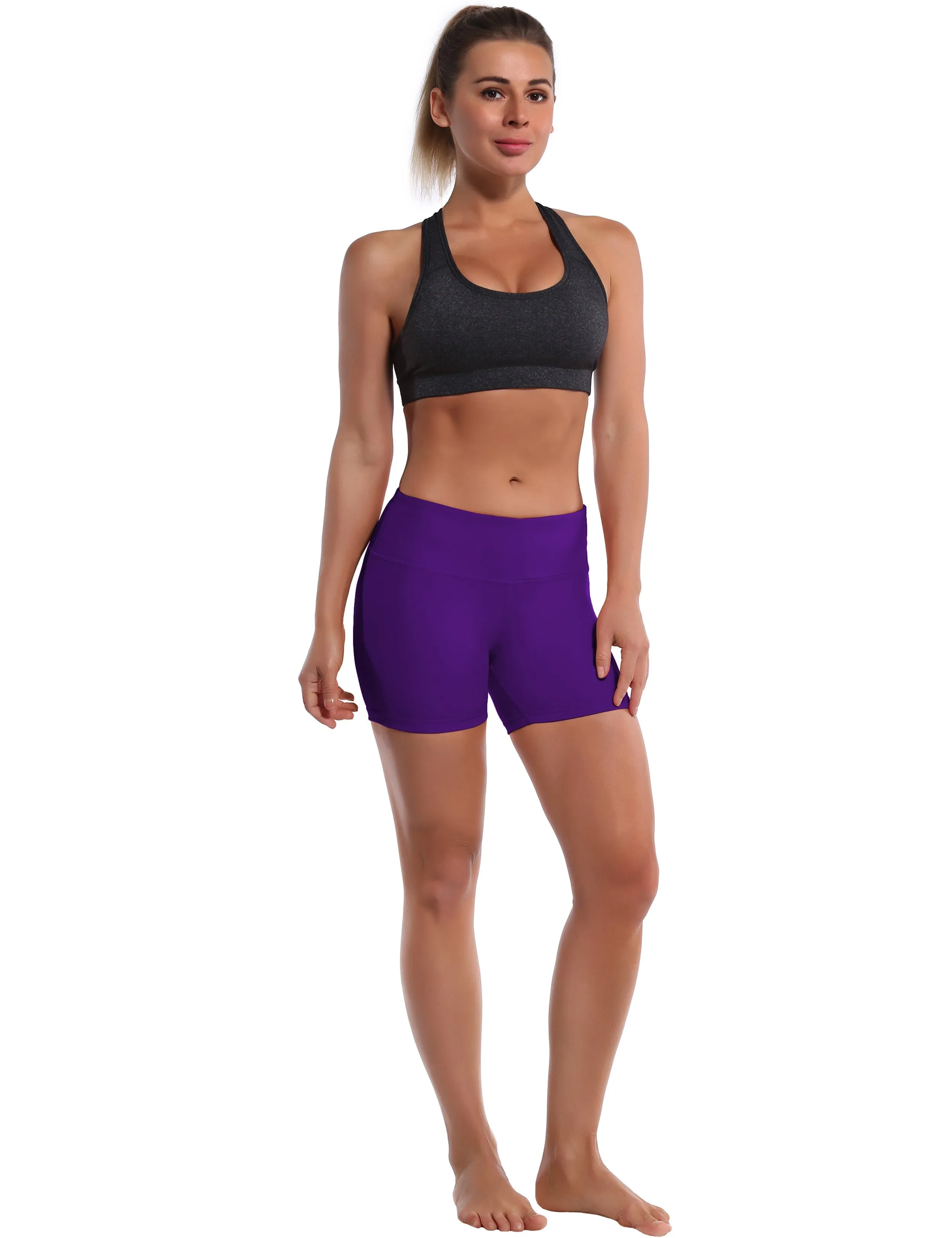 4" Biking Shorts eggplantpurple_Biking