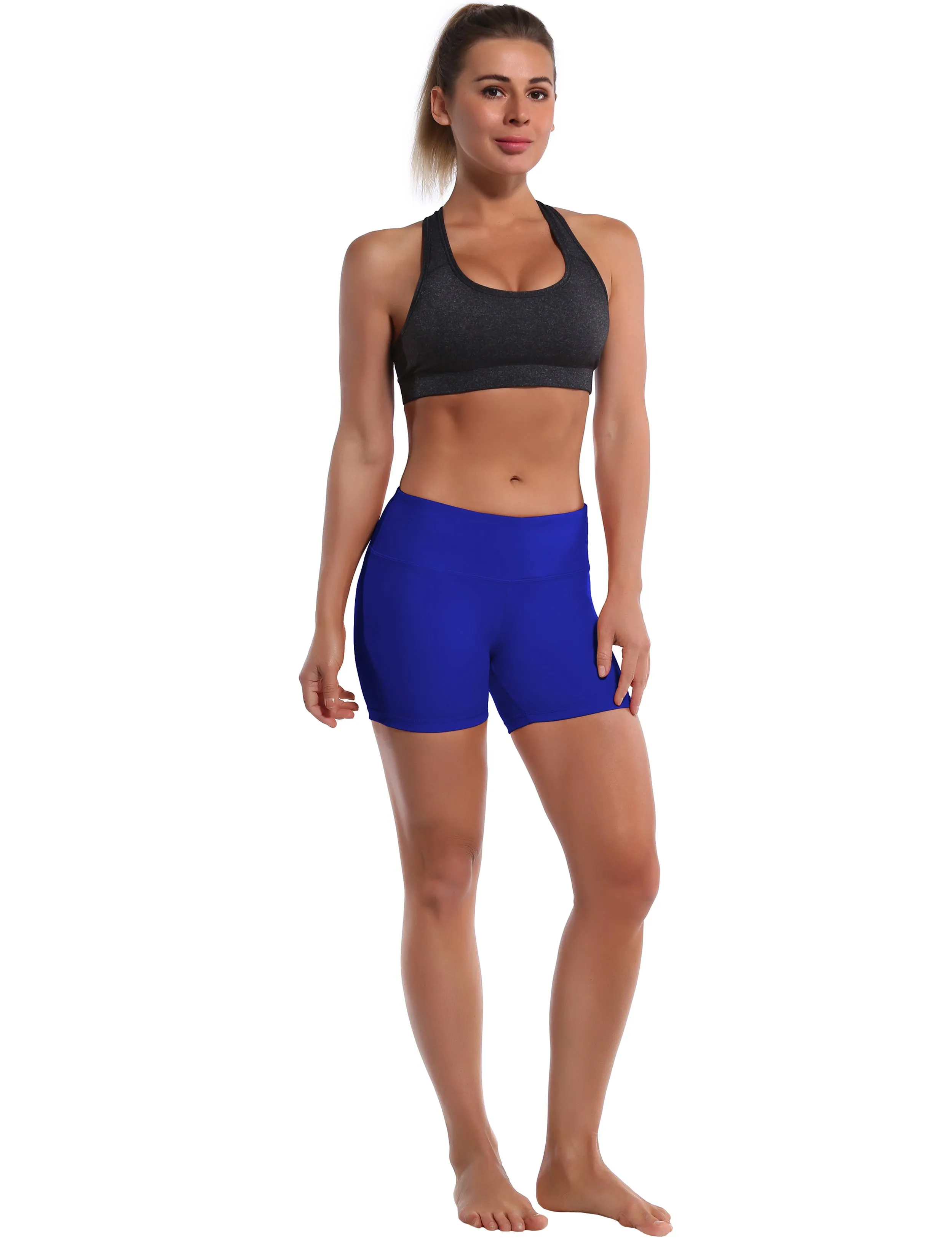 4" Plus Size Shorts navy_Plus Size
