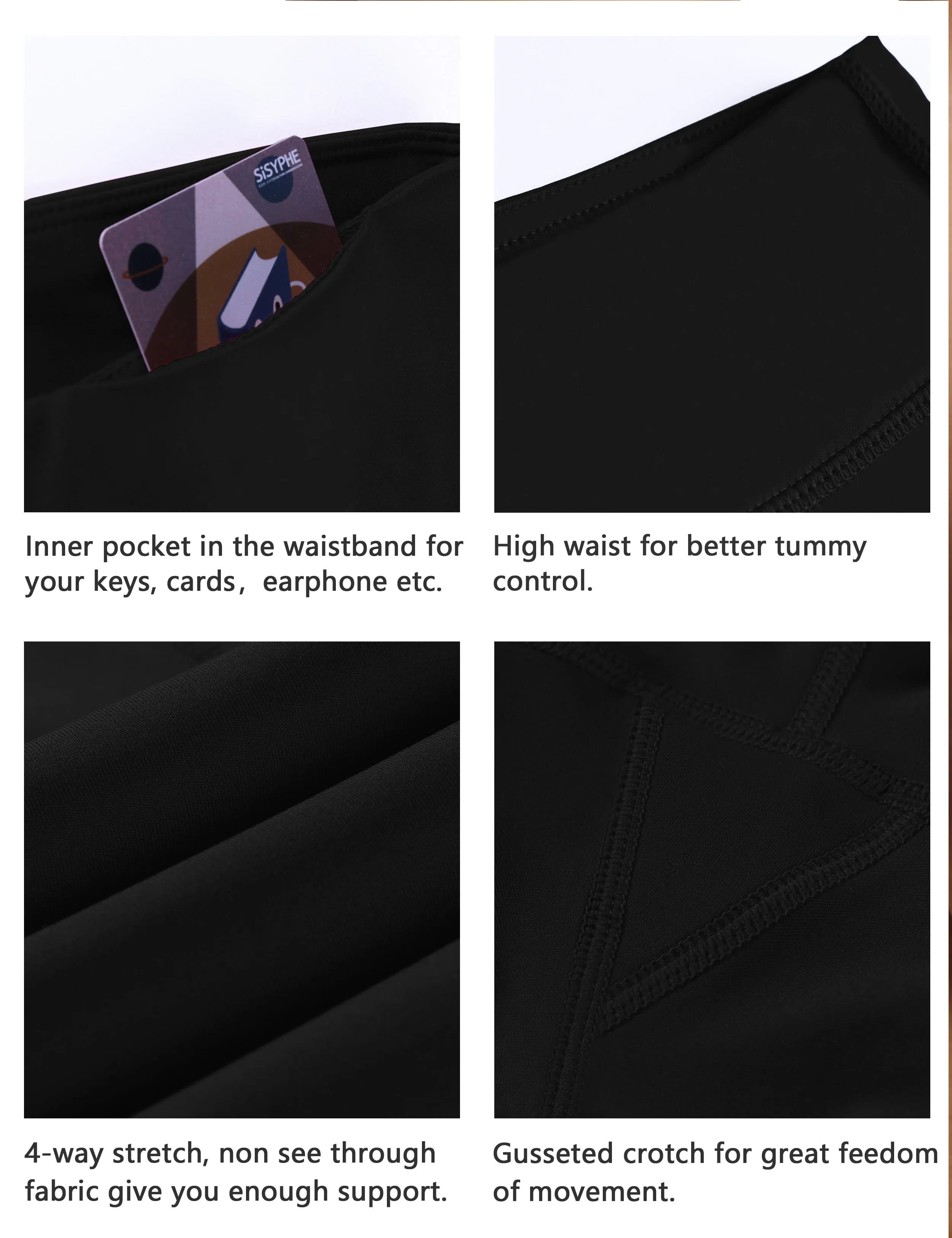 4" Running Shorts black_Running
