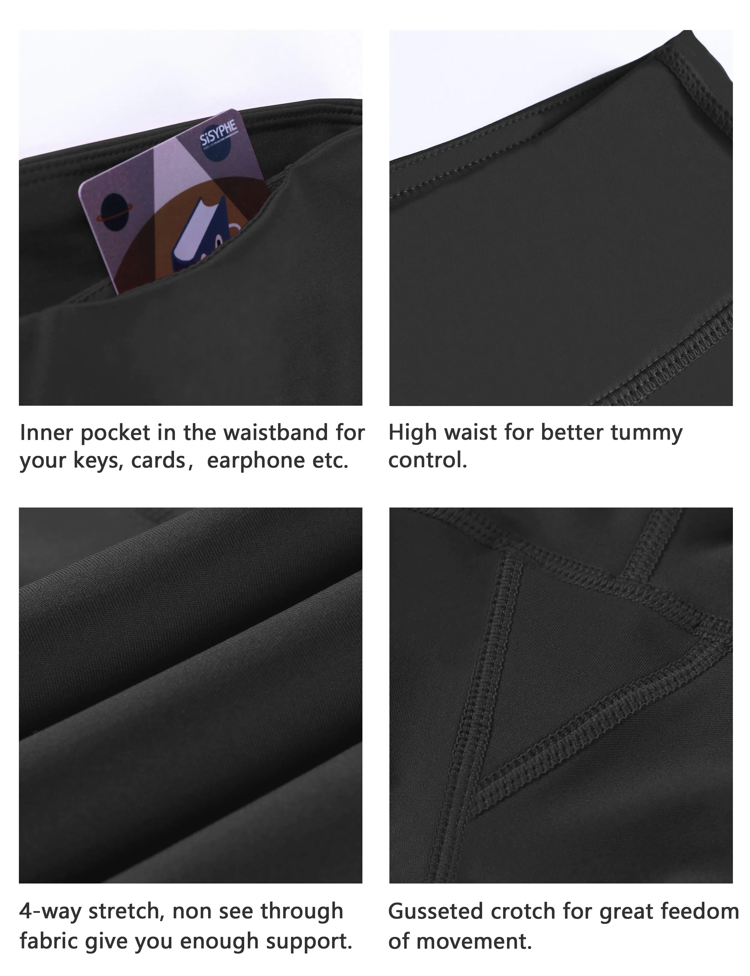 8" High Waist Golf Shorts shadowcharcoal_Golf