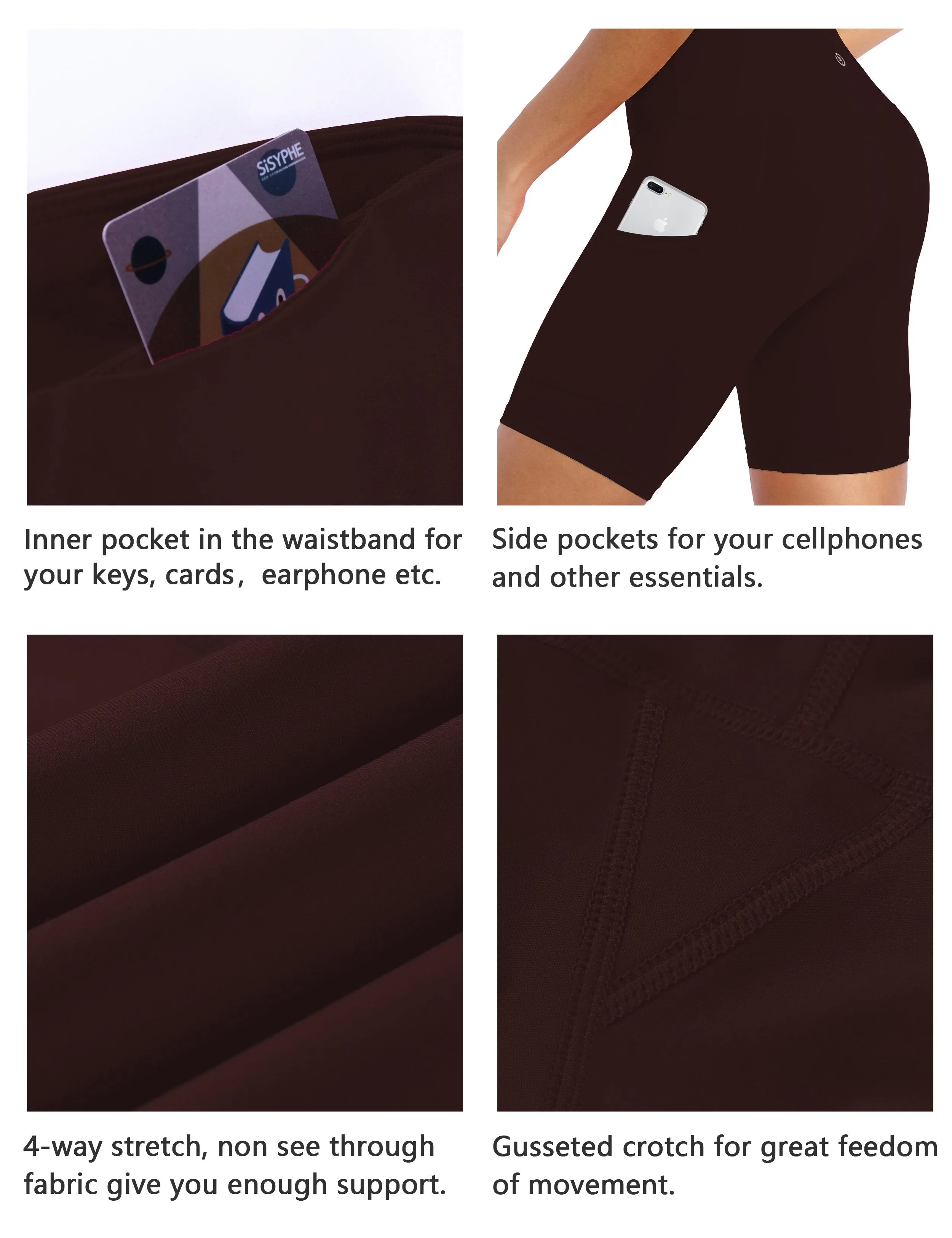 8" Side Pockets Golf Shorts mahoganymaroon ins_Golf