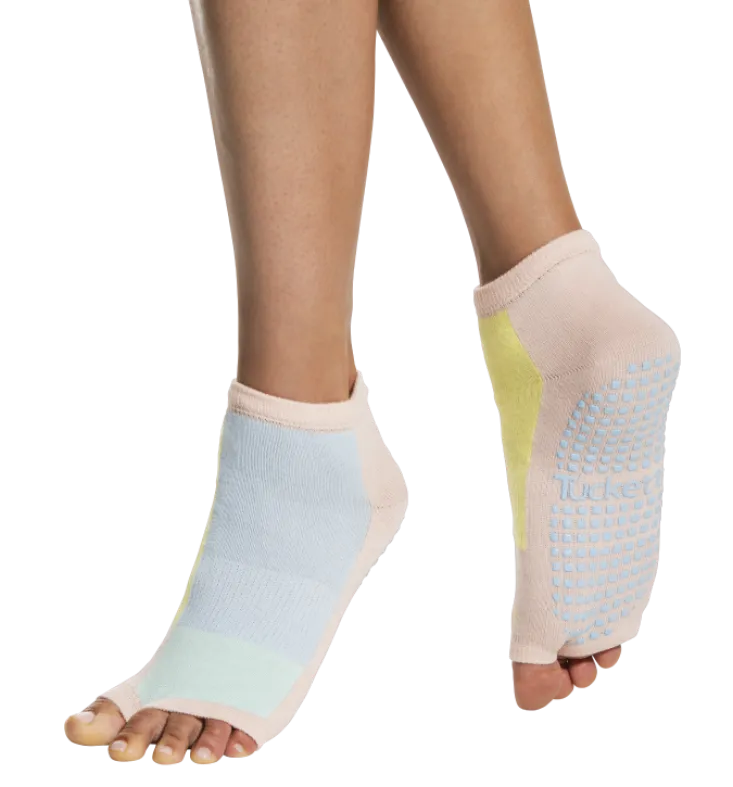 Anklet Grip Socks - Serenity (Barre / Pilates)