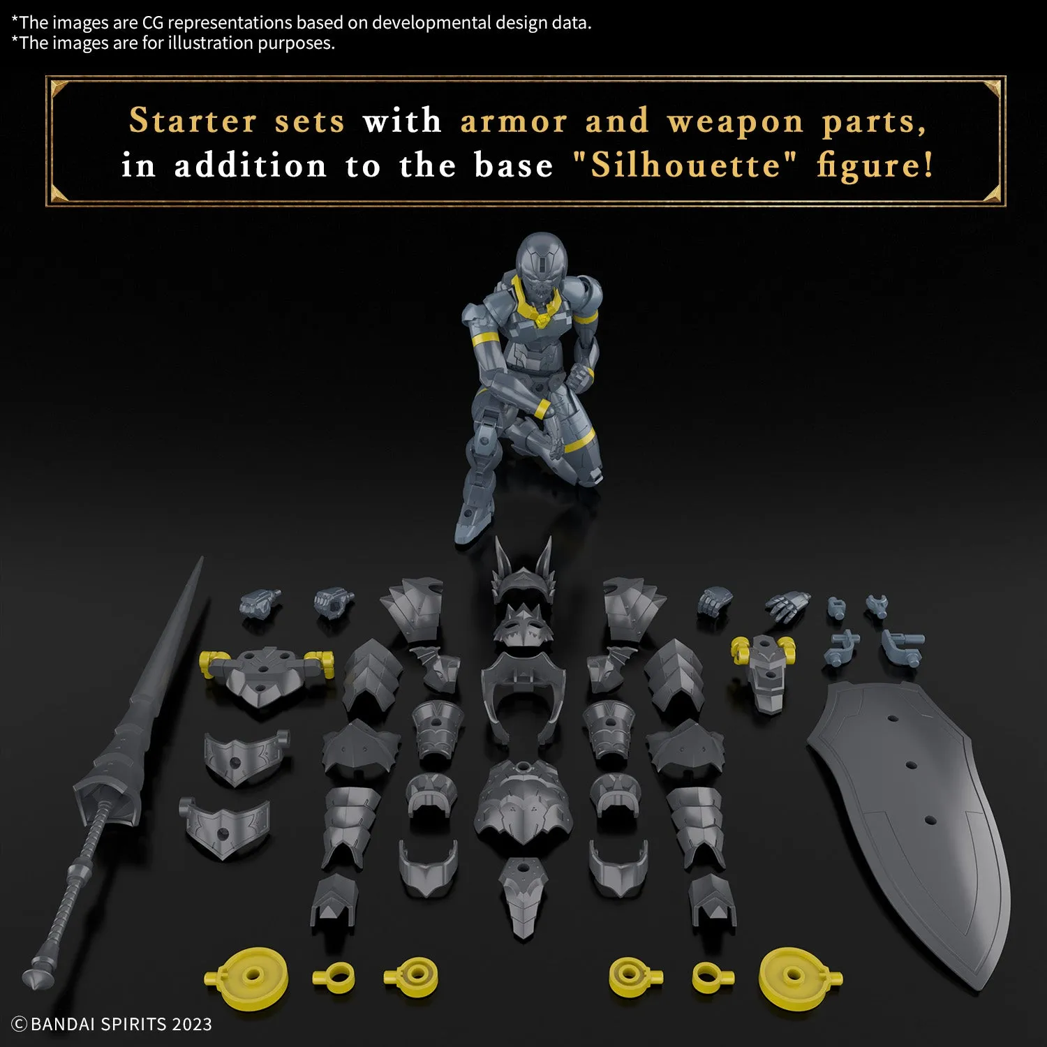 Bandai 30 Minutes Fantasy 30MF #10 1/144 Rosan Lancer Model Kit