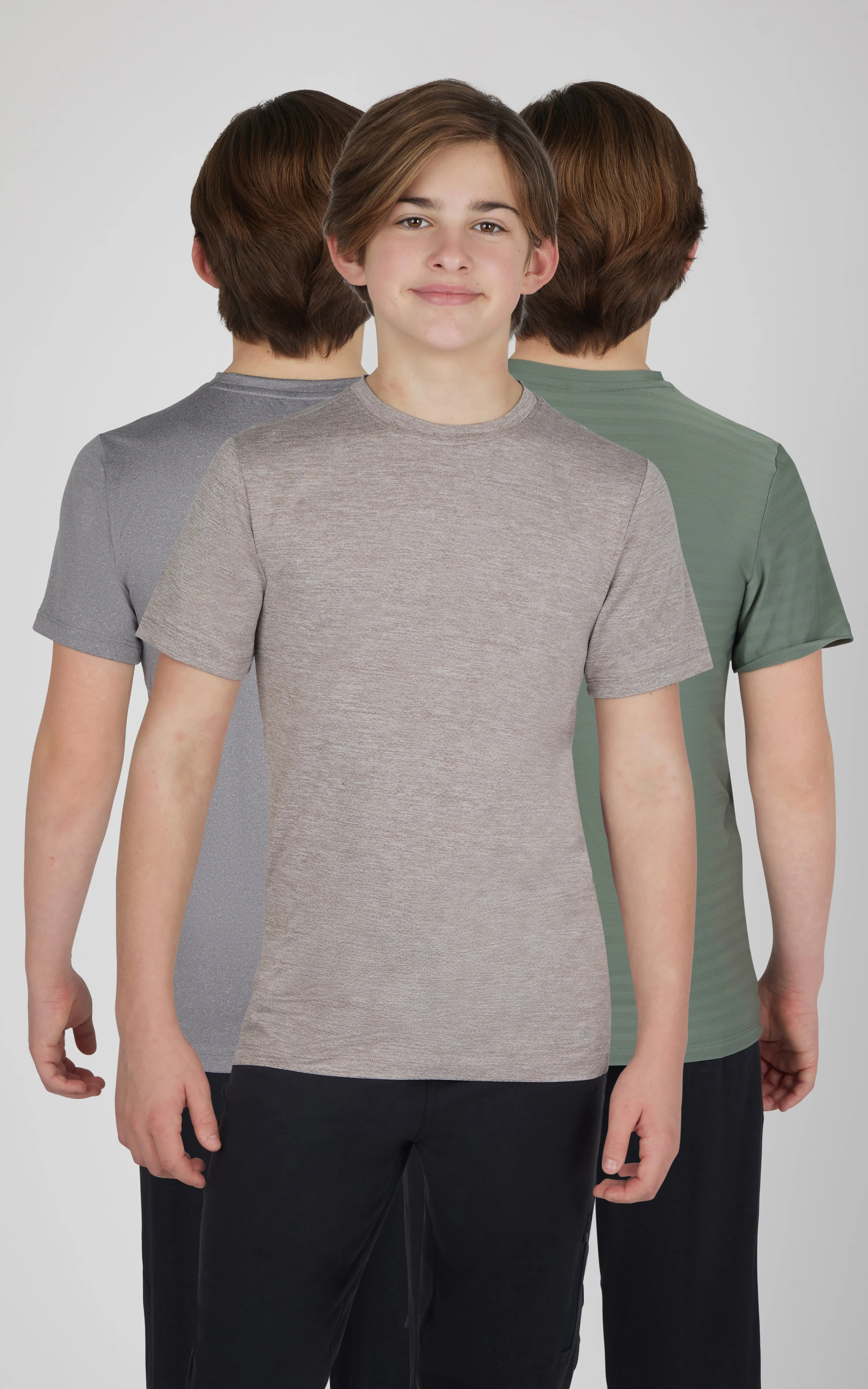 Boys 3 PK Mesh Performance Tee