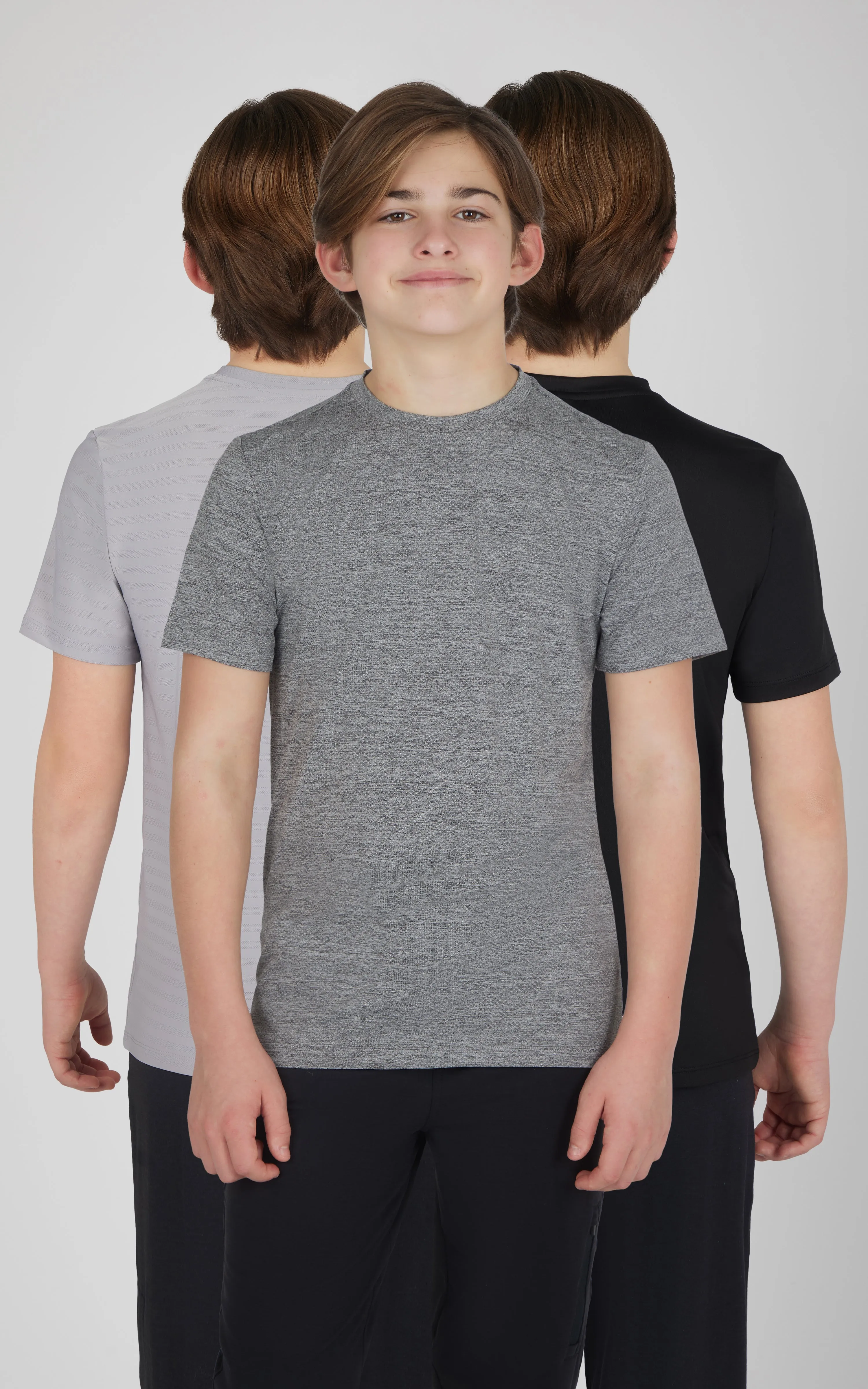 Boys 3 PK Mesh Performance Tee