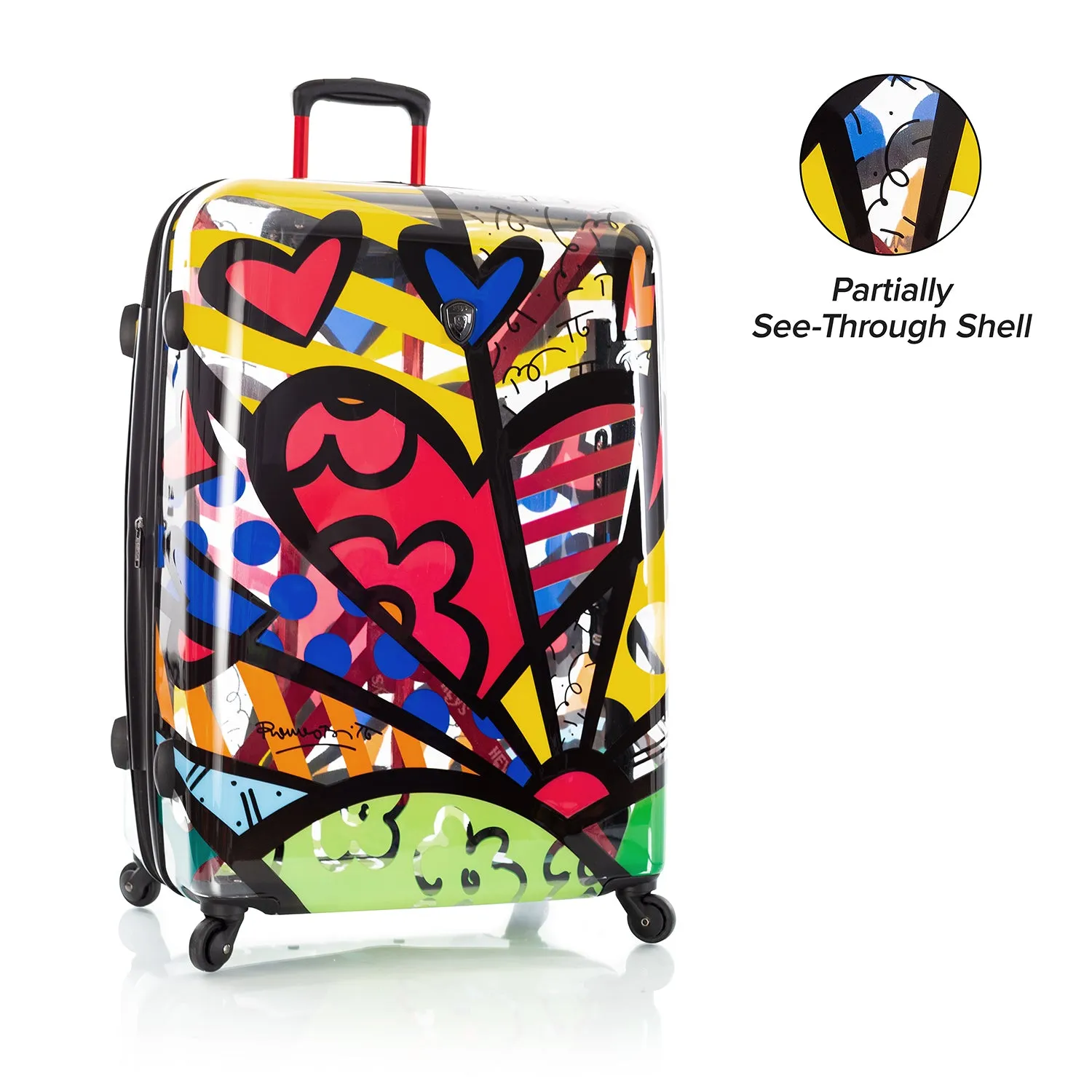 Britto - A New Day Transparent 30 Inch - The Art of Modern Travel™