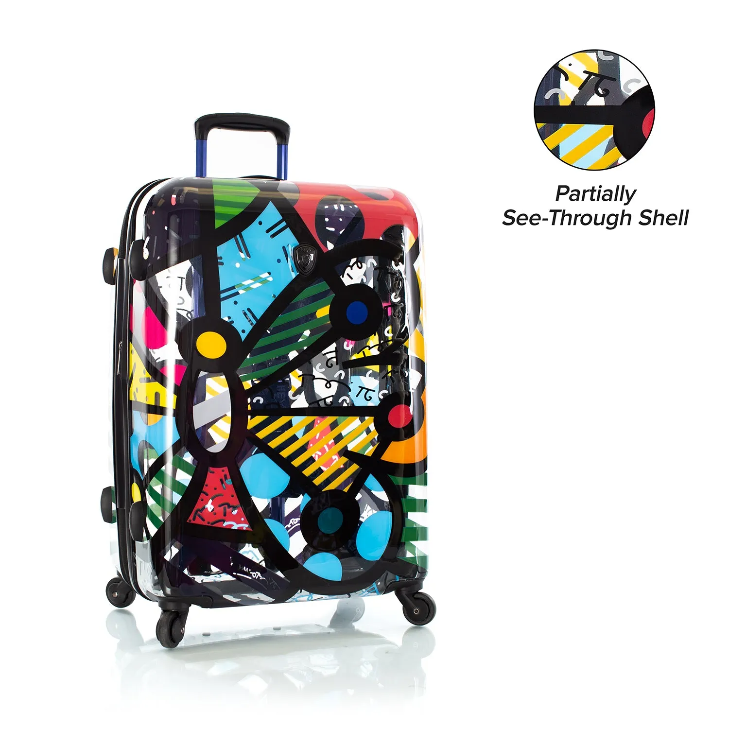 Britto - Butterfly Transparent 26 Inch - The Art of Modern Travel™