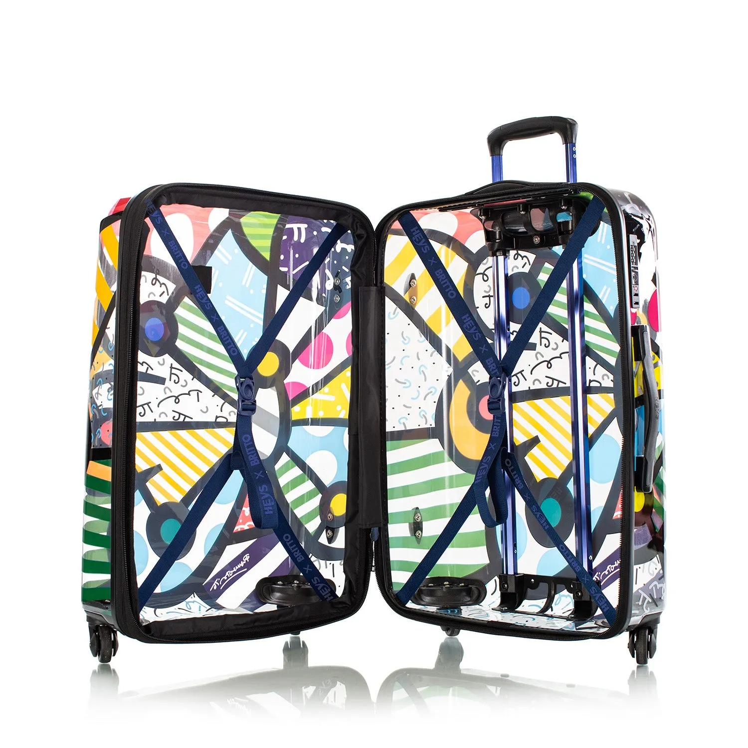 Britto - Butterfly Transparent 26 Inch - The Art of Modern Travel™