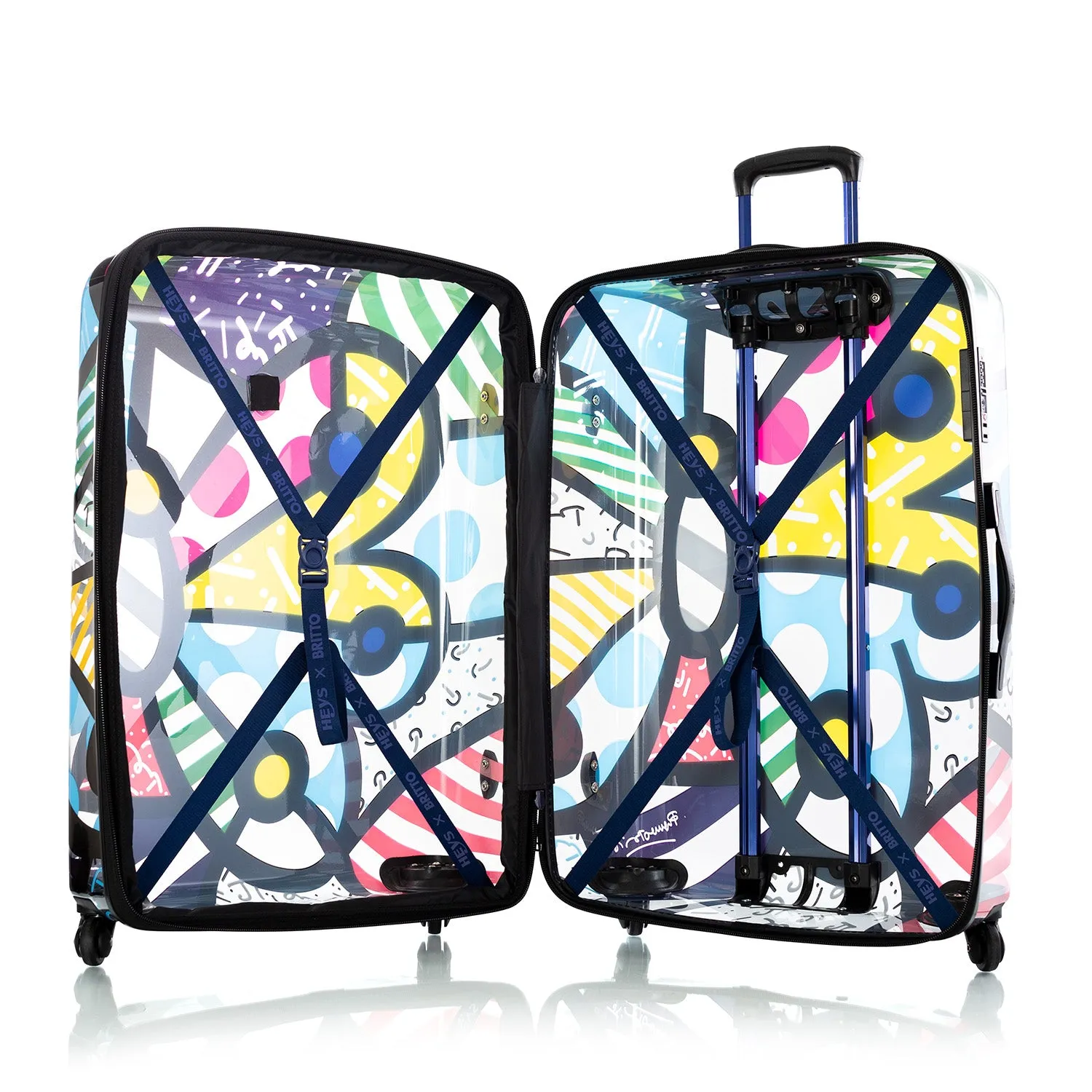 Britto - Butterfly Transparent 30 Inch - The Art of Modern Travel™