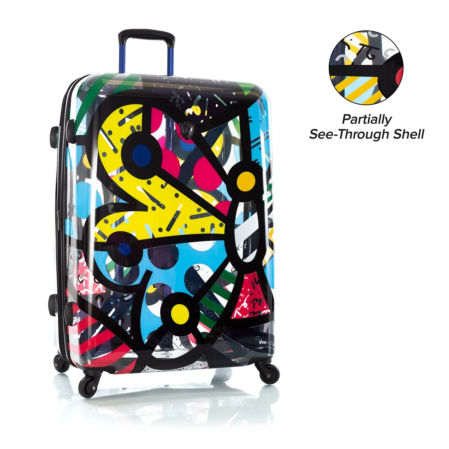 Britto - Butterfly Transparent 30 Inch - The Art of Modern Travel™