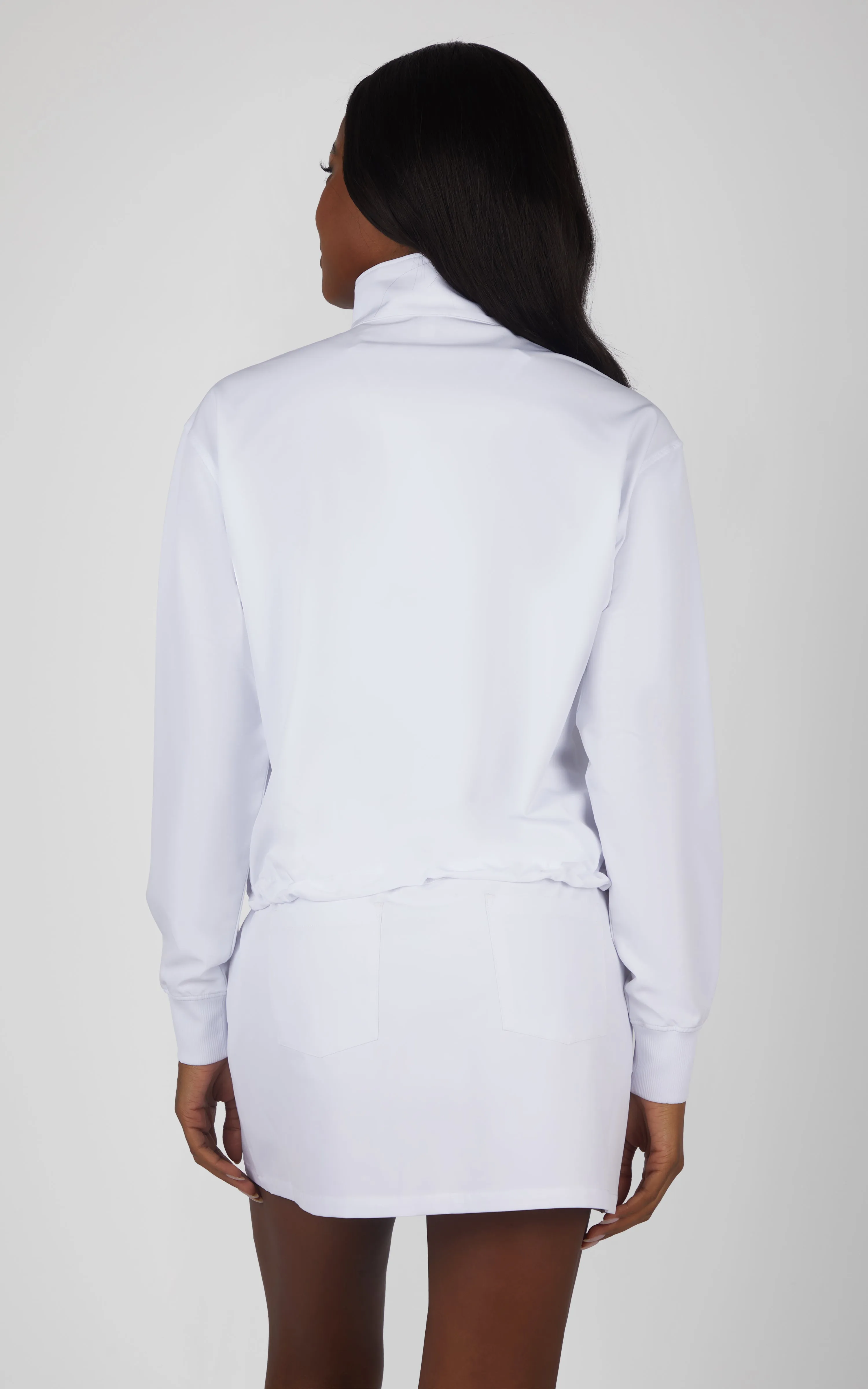 Citylite Half Zip Cinched Hem Jacket