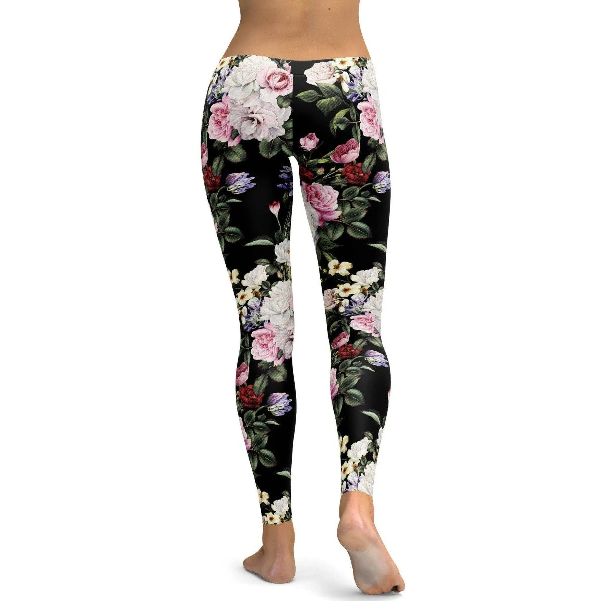 Colorful Roses Leggings