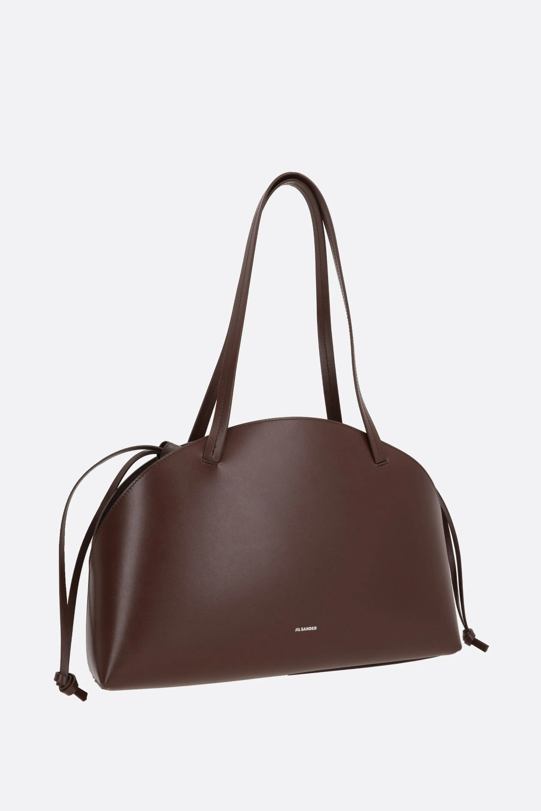 Curve medium shoulder bag in smooth leather