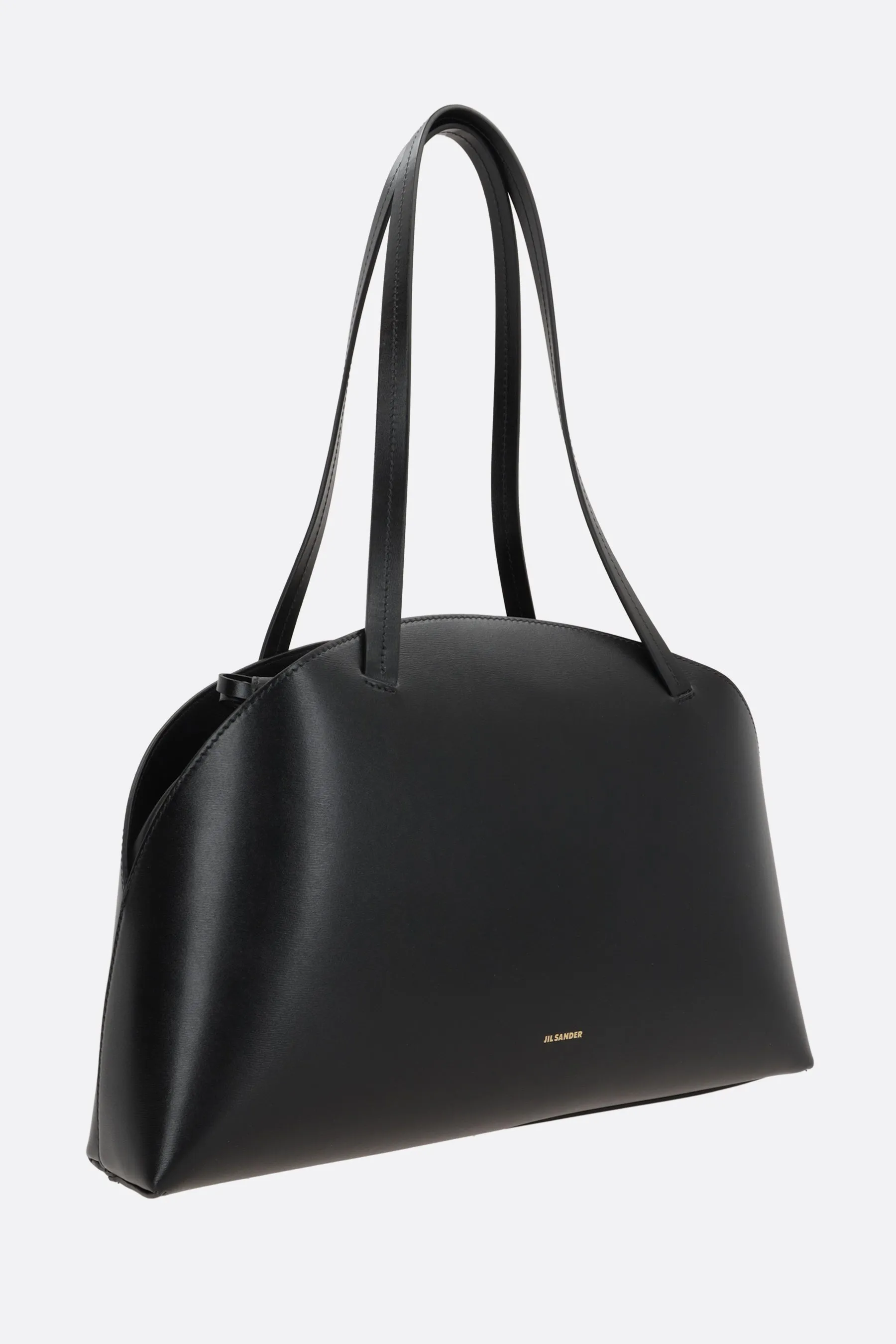 Curve medium shoulder bag in smooth leather