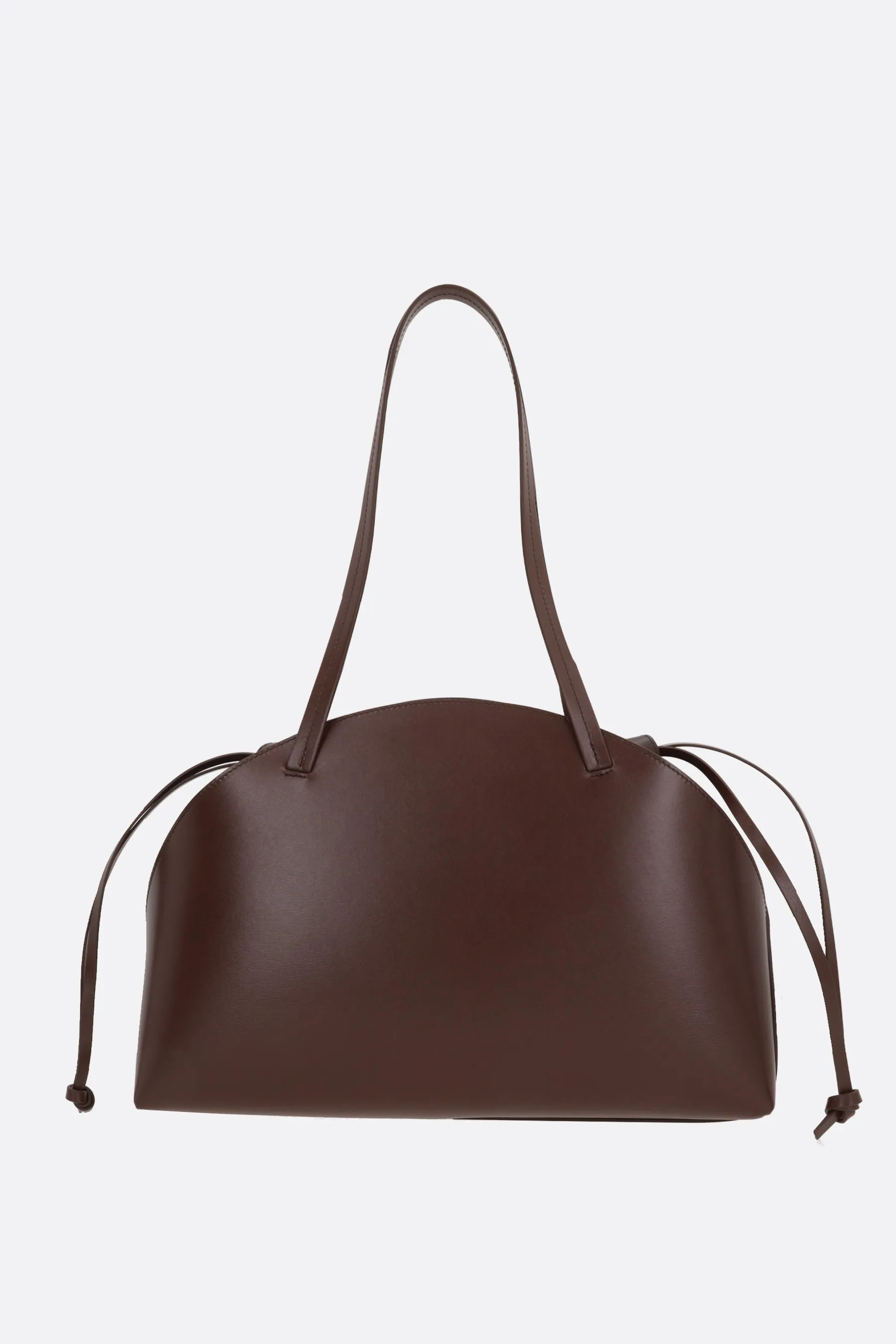 Curve medium shoulder bag in smooth leather