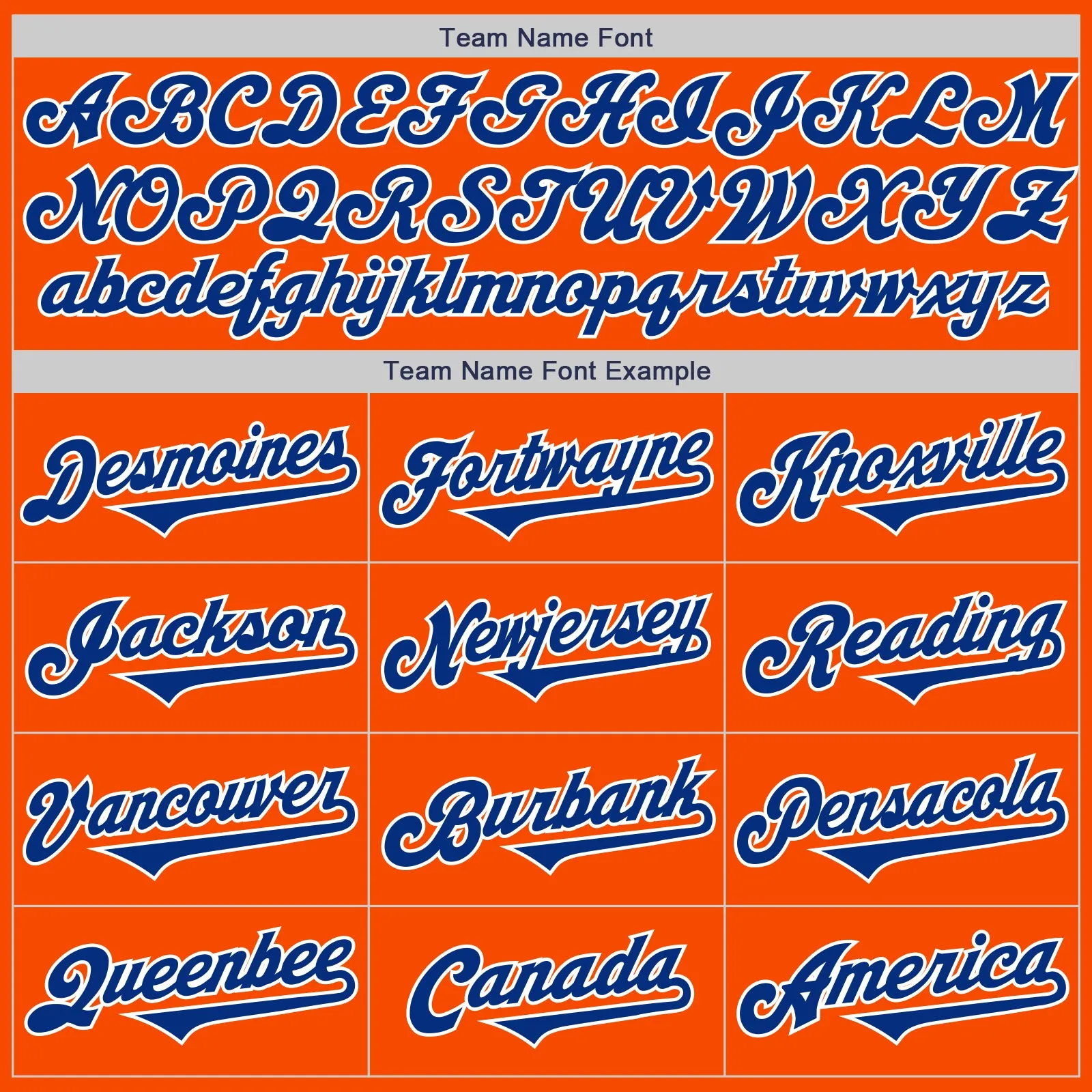 Custom Orange Royal-White Authentic Two Tone Baseball Jersey