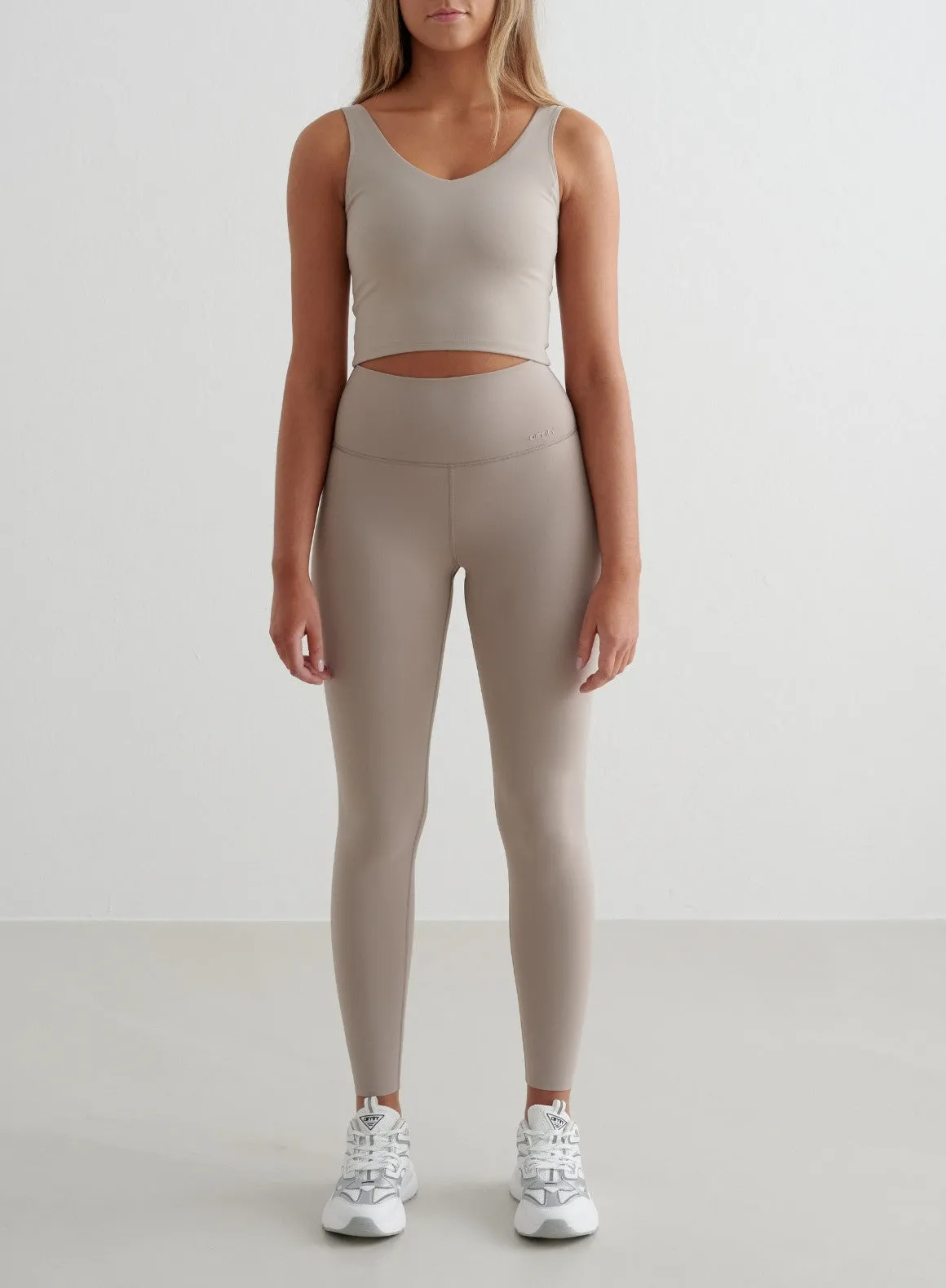 Dark Clay Sense Tights & Bralette Set