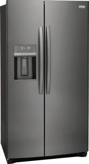 Frigidaire Gallery Black Stainless Steel 36" Counter Depth Side by Side Refrigerator (22.2 Cu. Ft.) - GRSC2352AD