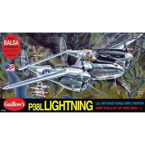 Guillow's Lockheed P-38 Lightning Giant Scale Model Kit