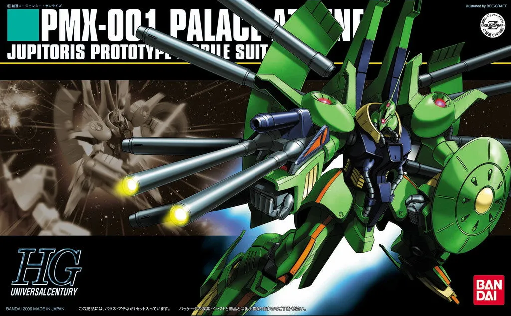 Gundam 1/144 HGUC #060 Zeta Gundam PMX-001 Palace Athene Model Kit