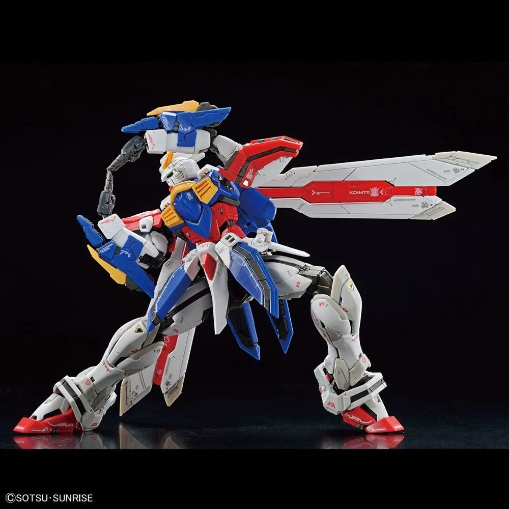 Gundam 1/144 RG #37 G Gundam GF13-017NJII God Gundam (Burning Gundam) Model Kit