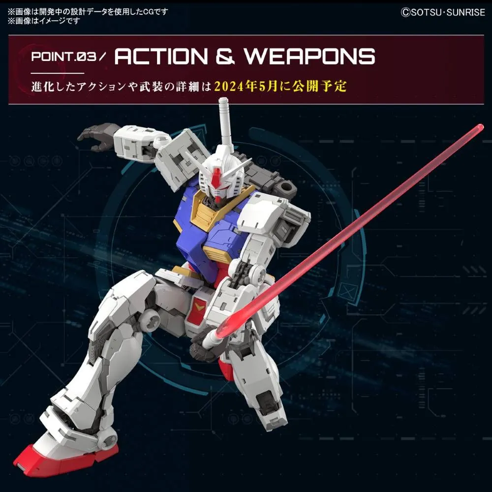 Gundam 1/144 RG #40 Gundam 0079 RX-78-2 Gundam Ver. 2.0 Model Kit