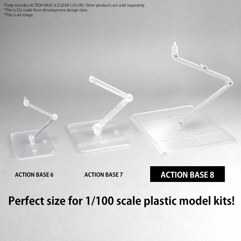 Gundam Action Base 8 Clear Stand Model Kit