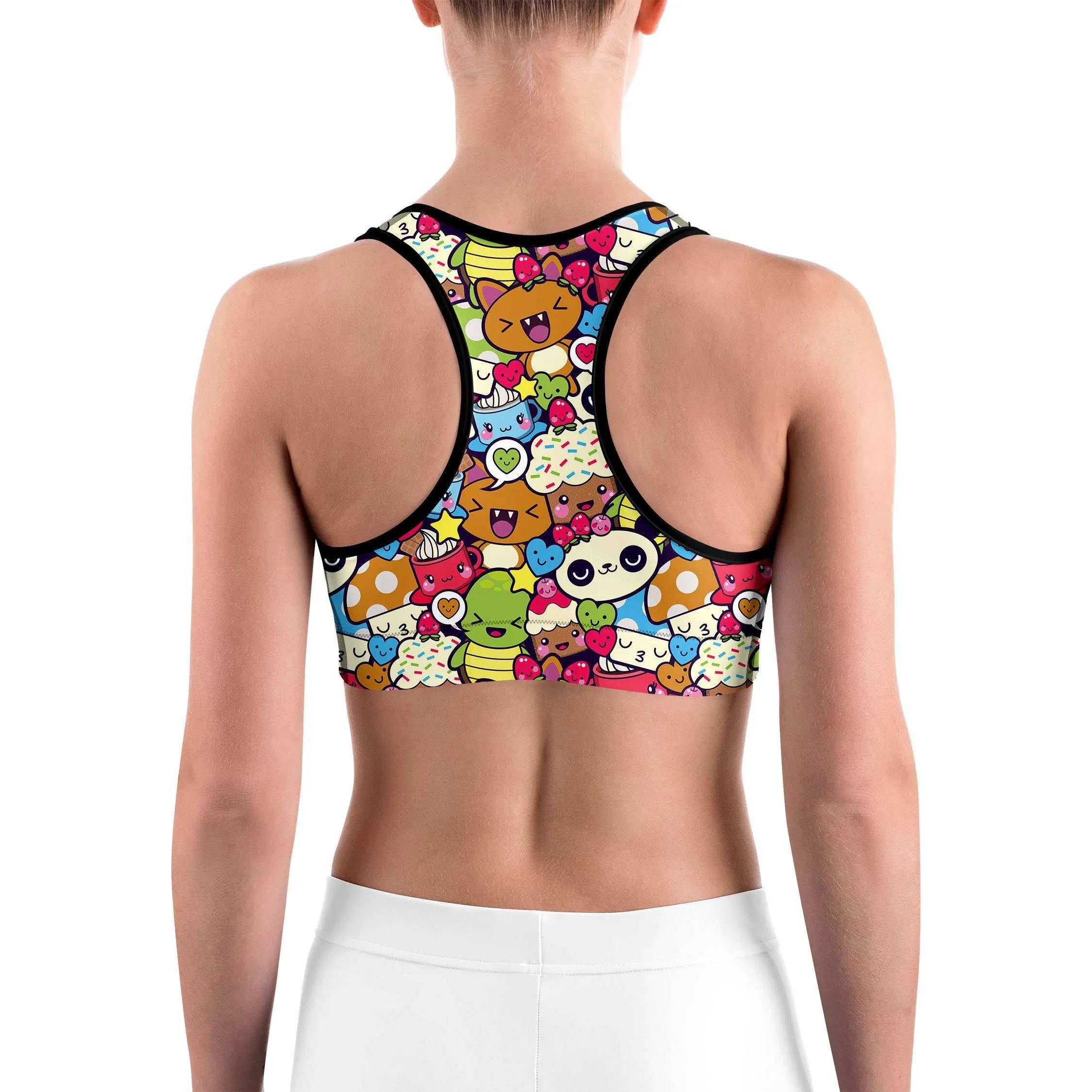 Happy Kawaii Sports bra