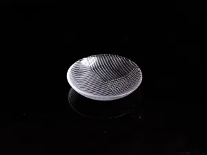 Hirota Glass Moyai Plate M Hash (2221N)