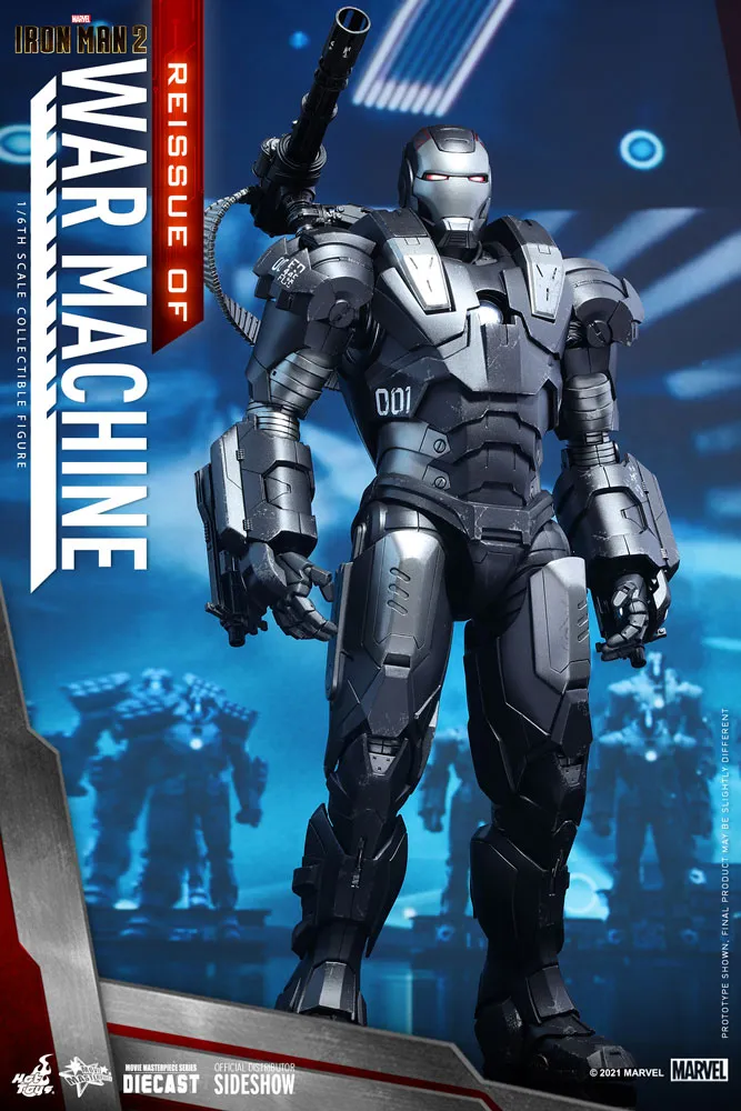 Hot Toys Movie Masterpiece Series Diecast – War Machine (Iron Man 2 Reissue)