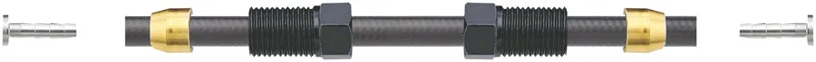 Jagwire Sport Mineral Oil Hydraulic Hose Kit for Shimano XTR, XT, Deore, MT520, MT420, 2000mm, Black