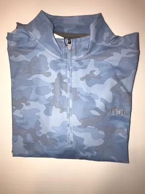 Johnnie-O Titan Camo Quarter Zip (Tide Block)