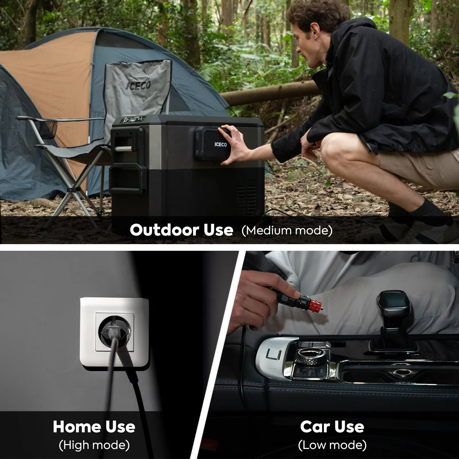 JP Pro Wheeled Portable Freezer with Slide Mount | ICECO