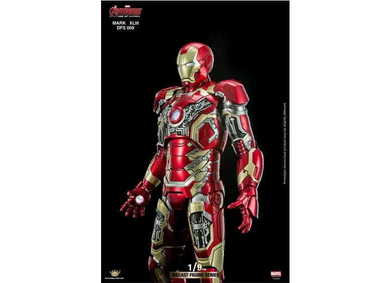 King Arts Iron Man Mark XLIII (43) Age of Ultron Armor 1/9 Scale Figure