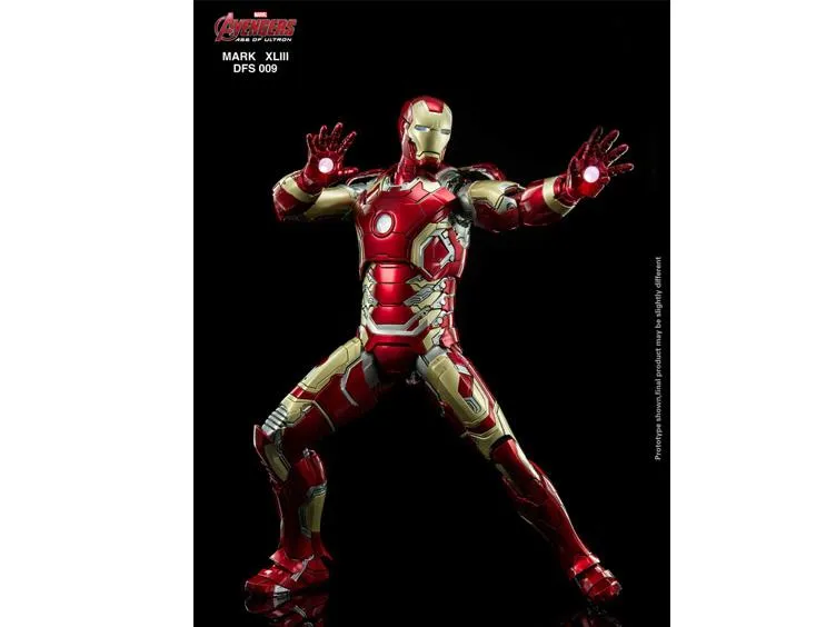 King Arts Iron Man Mark XLIII (43) Age of Ultron Armor 1/9 Scale Figure