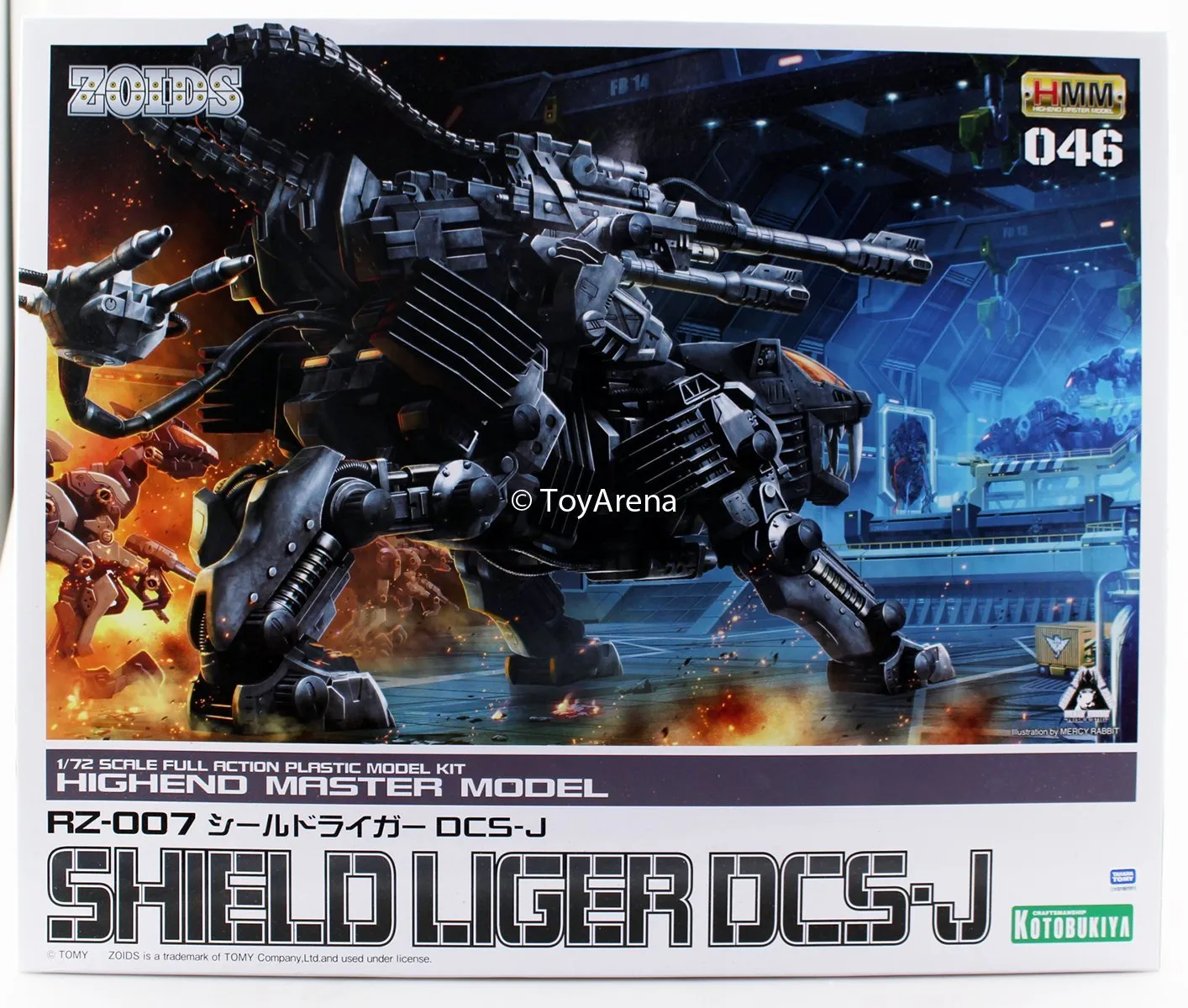 Kotobukiya 1/72 Zoids HMM RZ-007 Shield Liger DCS-J Scale Model Kit