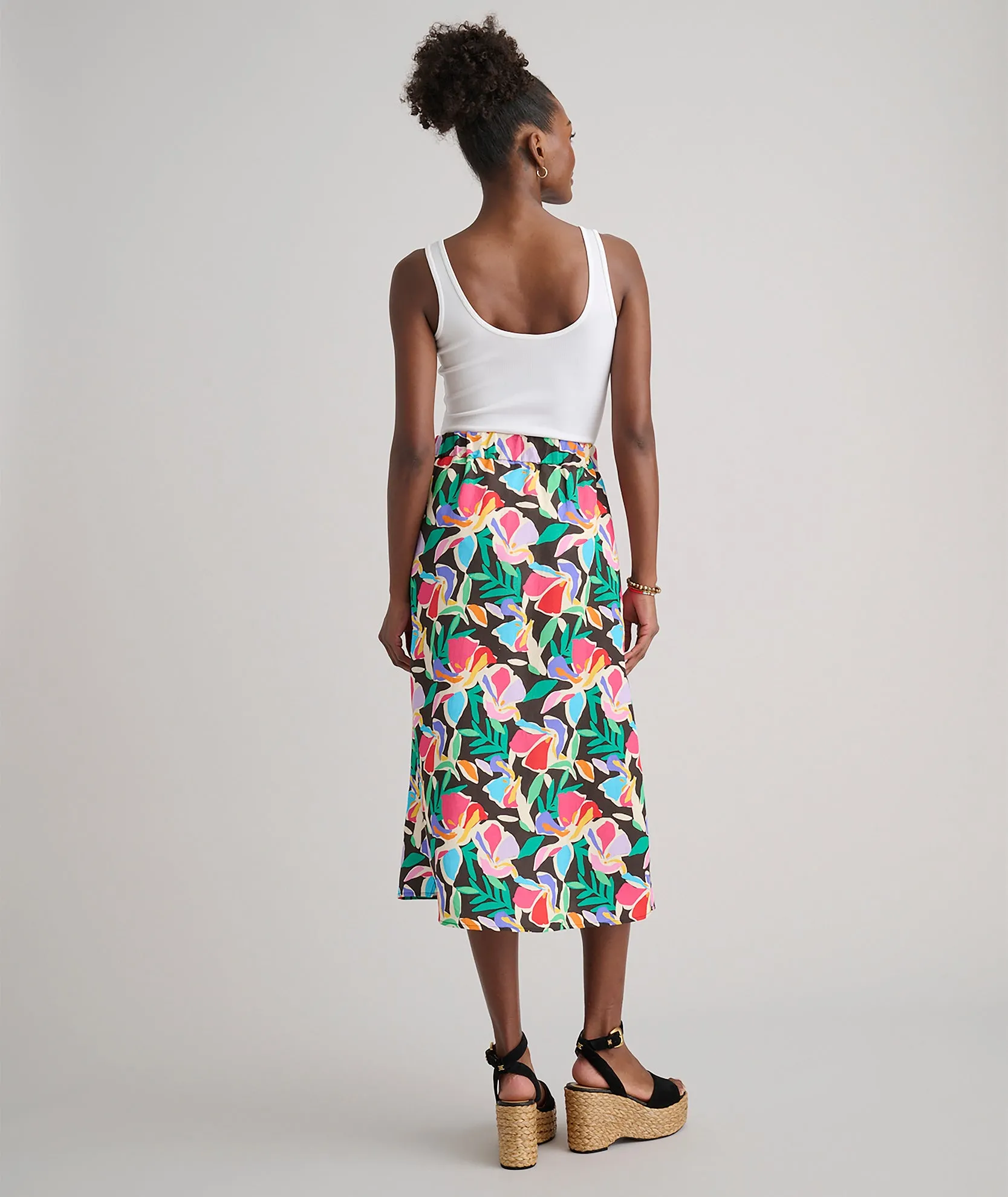 Linen Blend Pippa Skirt