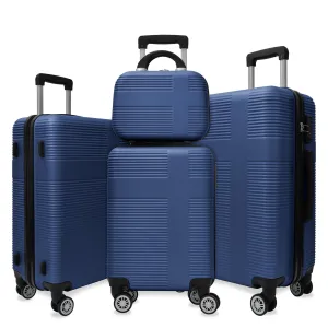 Luggage 4 Piece Set with Spinner Wheels, Hardshell Lightweight Suitcase with TSA Lock,Checked Luggage(12/20/24/28in)