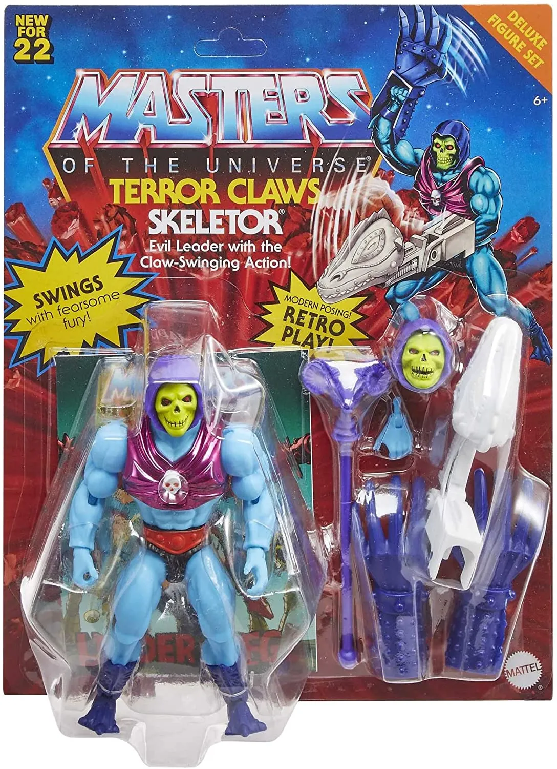 Mattel Master of the Universe Origins Terror Claw Skeletor Deluxe Action Figure