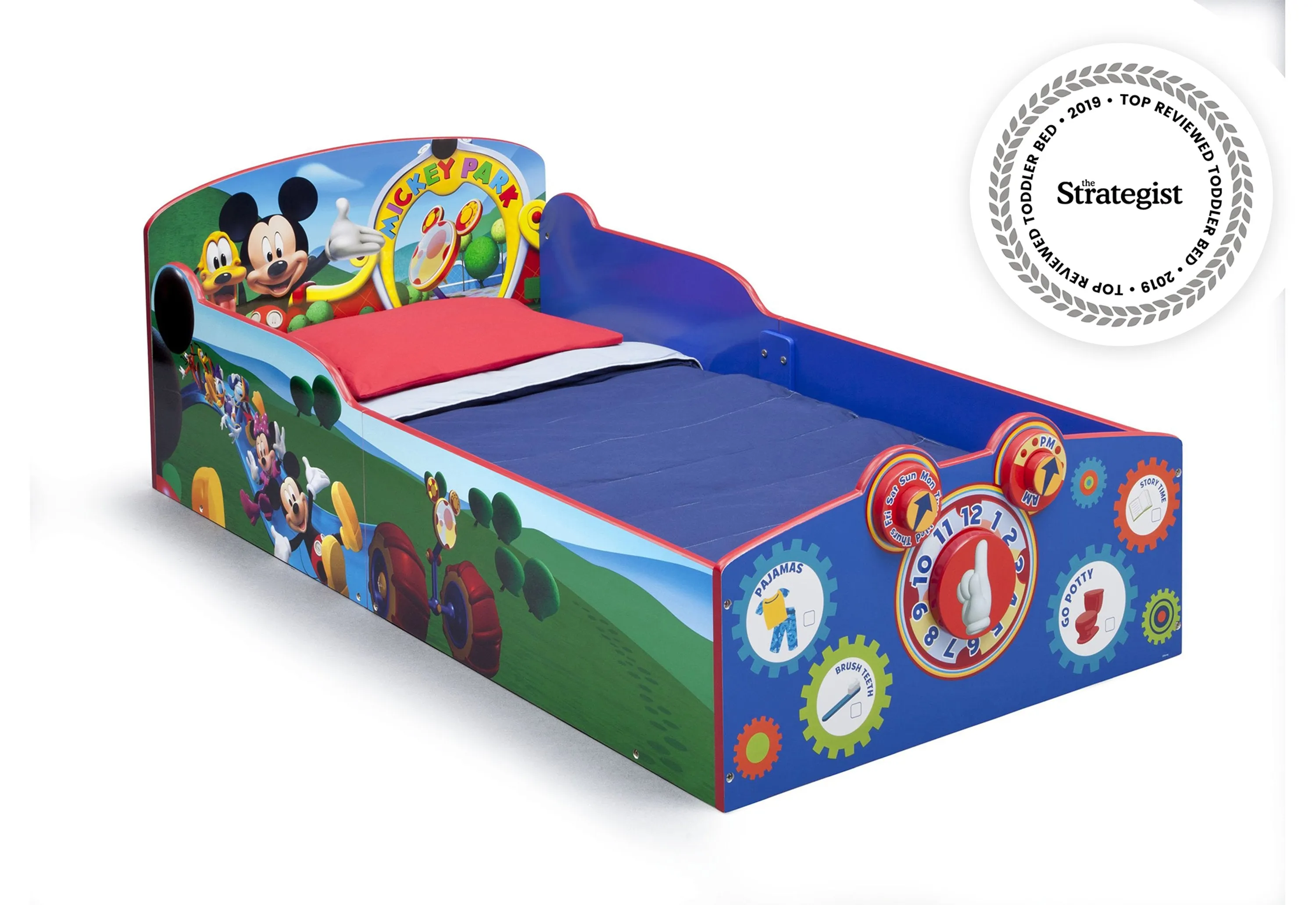 Mickey Mouse Interactive Wood Toddler Bed