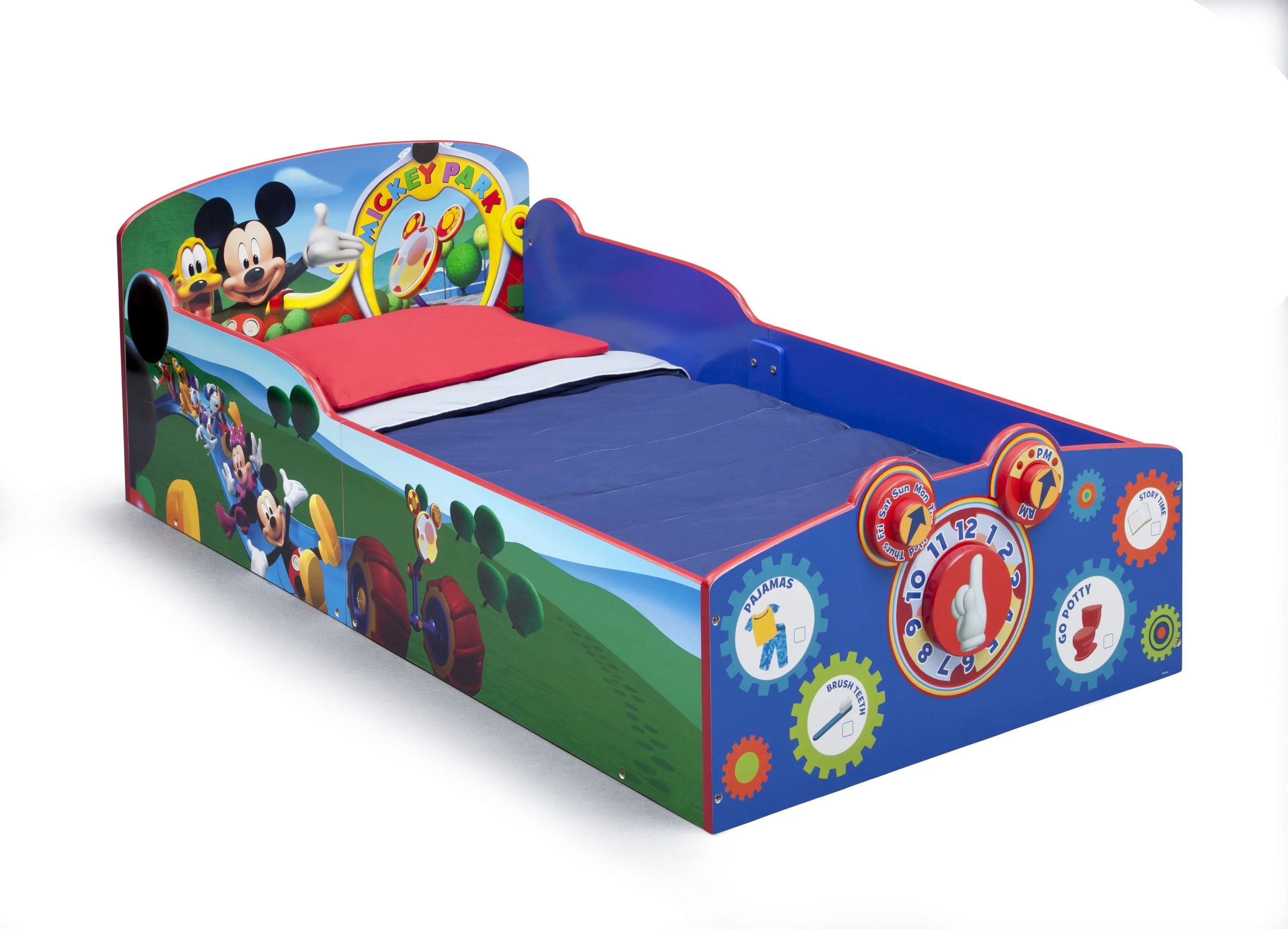 Mickey Mouse Interactive Wood Toddler Bed